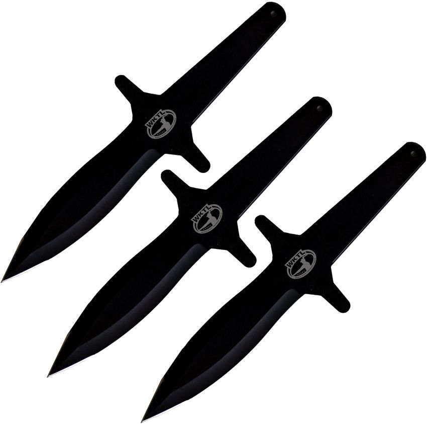 Phoenix Throwing Knives Black- WKTL